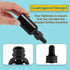 48 Pack 1oz Black Glass Dropper Bottles with Dropper, Pretty Finish for All Kinds of Liquids, Leakproof Travel