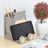 I'm Wood Multipurpose Eyeglass Phone Pen & Pencil Holder Stand, Stationery Desk Box Organizer, Home Office Decor "Dream