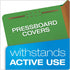 Pendaflex Classification Folders, Standard, Dark Green, 3 Dividers, Embedded Fasteners, 2/5 Cut Tab, Letter, 10/BX
