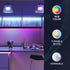 S11253 9.5-Watt A19 Bulb, 2700K-5000K, 800 2-Pack Satco Starfish WiFi Smart LED Color-Changing Light Works with Siri