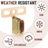 24 Hicarer Pcs Steel Shutter Clips for Vinyl Shutters Hidden Installation Vinyl Shutter Clip Windows Accessories