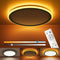 BLNAN 13in LED Flush Mount Ceiling Light Fixture with Remote Control, Dimmable
