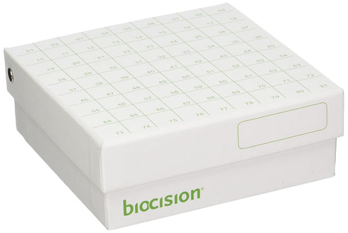 BCS-206 White TruCool Hinged Cryobox, Pack of 5