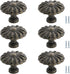 PIYYQNY Drawer Handles 6 Pcs Vintage Drawer Knob Pulls Antique Bronze Dressing Table