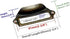 Office Library File Drawer Tag Frame Label Holder - 30Pcs Pull Handle (Brass)