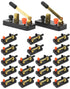 QWORK Educational Single Pole Cutter Switch, 20 Pack Single Throw Electrical Switch for Physics Laboratory Equipment