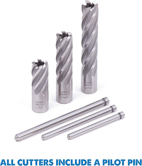 Evolution CC812 Cyclone High Speed Steel Annular Cutter, 13/16-Inch Diameter, 1-Inch Depth of Cut