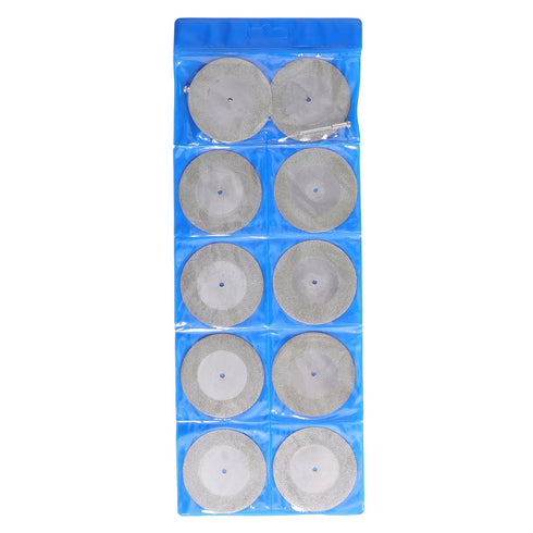 10Pcs Diamond Cutting Wheel Set, Cut Off Wheel Blades for Wood, Metal, Stone with Connecting Rods