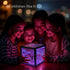 Heepulor 4Inchs) Infinity Mirror Hyper Cube Table Lamp, Desk Art Night Light, Color-Changing Music-Sync APP-Controlled