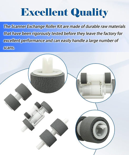 DYYYYD B12B813561 DS-510 DS-520 DS-560 Scanner Exchange Roller Assembly Kit Fits for Epson