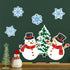Whaline 82Pcs Winter Bulletin Board Decoration Set - Snowman, Snowflake, Penguin Cutouts for Xmas Holiday Decor
