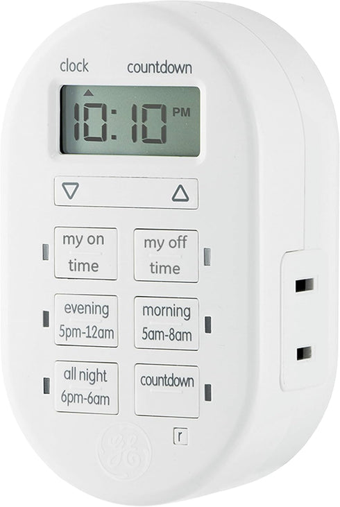 myTouchSmart Indoor Digital Timer, 1-Outlet Polarized Plug-In, 26892