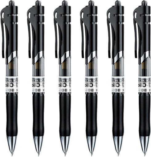 M&G Gel Pens, 0.7mm Black Gel Pens, 36 PCS Retractable Gel Ink Rollerball Pens for Smooth Writing Office School