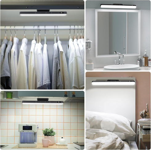 5W Control,3 120 LED,2500mAh Closet,Bunk WILLED Mirror Lights with Remote Colors Adjustable Makeup Light