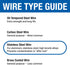 Mercer Industries 186040-6" x 3/16" x 5/8"-11 Stringer Bead Wire Wheel, .020 Stainless Steel Wire