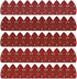 Coceca Assorted Sandpaper Sanding Pads for Mouse Detail Sander, 50pcs 40 80 120 180 240 Grits