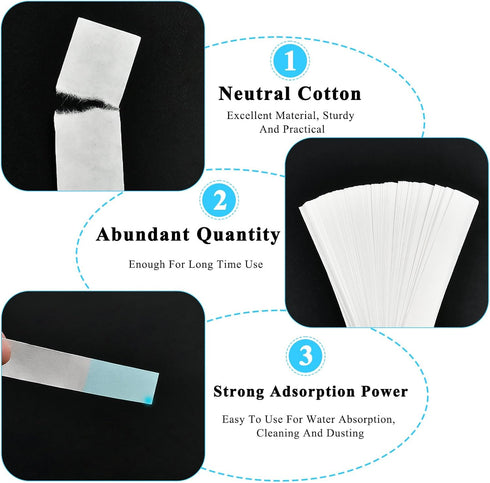 500 Pcs Chromatography Paper Strips, 0.78 x 6.3 inch Laboratory Cleaning Paper for Chemistry Experiments