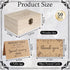 50 Share A Memory Card for Celebration of Life Decorations- Pcs Memory Cards with Wooden Box for Funeral Graduation