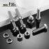 5/16-18 x 3" Hex Head Screw Bolt, Nuts, Flat & Lock Washers, 10Pcs 18-8 Stainless Steel Fully Threaded