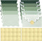 Fumete 50 Sets Green Wavy Thank You Cards with Envelopes and Stickers