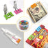 Coideal 48 Pcs Smiling Face Binder Clips, Medium 1 Inch Smiley Metal Paper Clips Assorted Color
