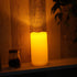 3x6 Inches CANDLE CHOICE Waterproof Outdoor Battery Operated Flameless Pillar Candle with Timer Realistic Flickering