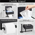(12.5INCH) Stainless Steel Toilet Paper Holder with Wet Wipes Box for Bathroom - Self-Adhesive for Toilet, Adhesive
