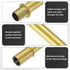 M METERXITY 4-Set 150mm(5.91") M10 Straight Pipe Lamp Stem Kit, Long Double End Thread Rod W/Coupling Sleeve Nuts