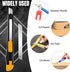 4 Pack Retractable Box Cutter, Utility Knife with 9MM Wide Snap-Off Blades for Cutting Box, Cardboard