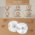 Screws,22lbs+ Countersunk 5 Pack Neosmuk Magnets with Heavy Duty Rare Earth Neodymium Mounting Magnets with Holes