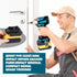 Battery Adapter DM18M for Makita 18V Tools, Converts Dewalt 20V & Milwaukee M18 to Makita 18V with USB Port