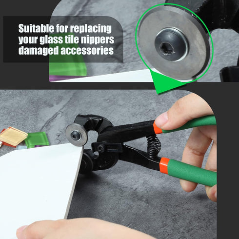 Mosaic Tile Cutter Replacement Wheel - Tungsten Carbide Cutter Scoring Wheel Accessories