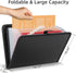 Huolewa Fireproof Accordion File Organizer, Portable Expanding Folder with Waterproof Zipper