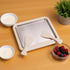 2 Frozen Rolled Ice Cream Maker Machine with Stainless Steel Tray & Scrapers for Homemade Soft Serve, Yogurt, Slushies