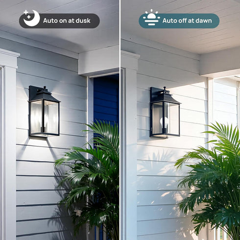Bulbs A19 Bulbs 9.5W Bulbs, 75 1200 E26 5000K 6 Pack Linkind Dusk to Dawn Light Outdoor, Sensor Led Automatic On/Off