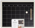U Brands White Wash Frame Chalkboard Calendar Set – Office Supplies with Magnet, Chalk Pencils, 16” x 20”, 4 Pieces