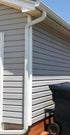 Downspout Gutter Elbows 2x3-90 Degree, Low Gloss White, 90 Degree Gutter Elbow for Roofing