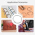 Smgda 30 Pack 1 Inch, Loose Leaf Binder Rings Office Metal Book Rings, for Index Cards, Rings for Flash Cards, Index