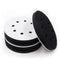 5 Pack 5 Inch 8 Holes Hook and Loop Soft Density Interface Pads - 5" Sponge Cushion Buffer Backing