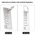 2 Pcs Stainless Steel Metal Sheets, Welding Thickness Gauge & Round Dual-Sided Metal Sheet Guage