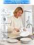 IPX7 2 Settings 6 Electric Spin Scrubber - Cordless Waterproof Shower Scrubber with Speed and Replaceable HeadsElectric