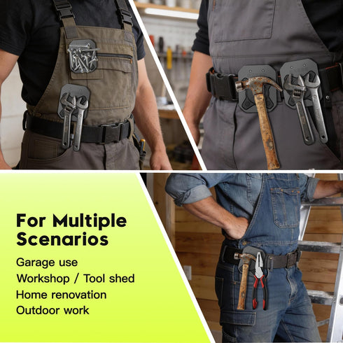 SEESE Strong Magnetic Tool Holder: Magnetic Belt Clip for Power Tools & Hand Tools, Anti-Fall Secure Grip for Home