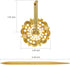 Outus 2 Pieces Wedding Pens for Guest Book Signing, Metal Hollow Round Holder Stand Set for Wedding Supplies