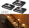 WOBSION Rechargeable Wireless Motion Sensor Stair Lights, Stick-On Wall Light with Dual