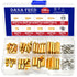 M3 Hex Male Female Brass Spacers Standoffs Screws Nuts Assortment Kit, 120 Pcs for PCB, Circuit Board Mounting