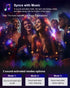 Luditek Sound Activated Party Lights with Remote DJ Lighting, Disco Ball Strobe Stage Light for Home Room Dance Parties