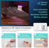 2-Pack Motion Sensor Night Light Cruise Approved, Magnetic & Rechargeable with USB, RGB Color-Changing Modes, LED Auto