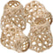 Sewroro 4pcs Woven Bamboo Lamp Shade Rustic Style Ceiling Lamp Chandelier Cover for