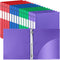 Henoyso 16 Pcs 1/2 Inch 3 Ring Plastic Binder, Flexible Binders Hold up to 8.5" x 11" Paper, Back to School Supply