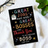 Boss Day Card Bosses Day Cards Gifts Boss Gifts for Men Thank You Card Gift for Leader Manager Bosses Birthday Gift